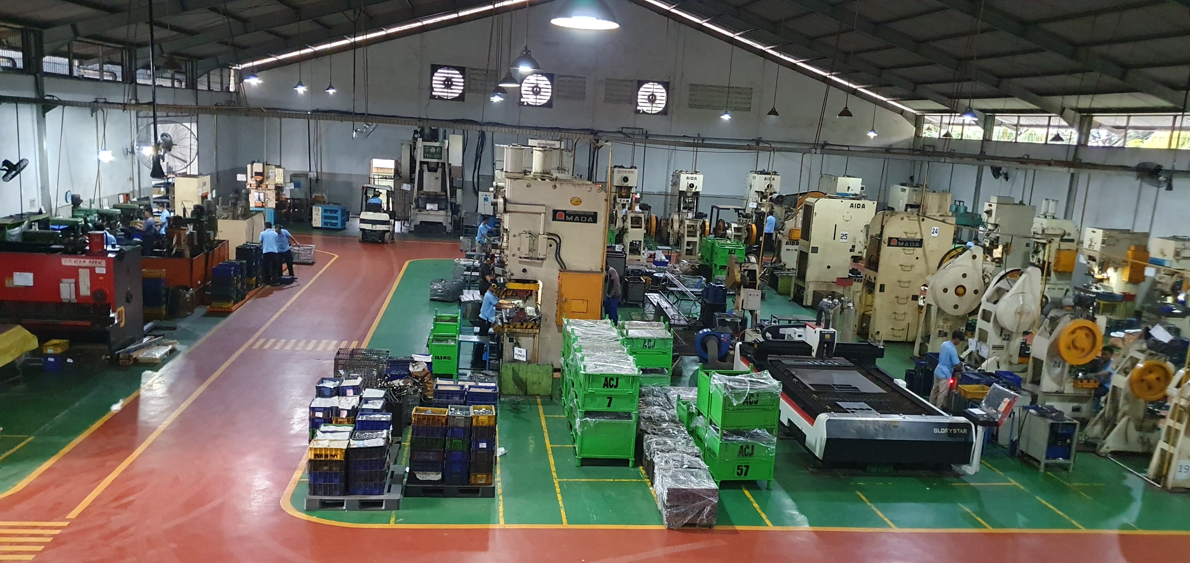 forging and punch machine area (area mesin pon/press)